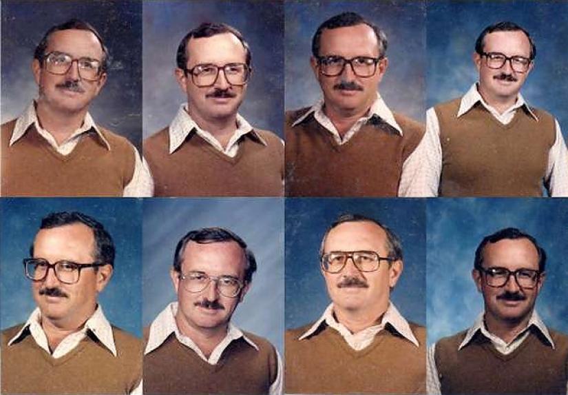 La maestra ha estado usando el mismo atuendo para tomar fotos con la clase durante 40 años seguidos