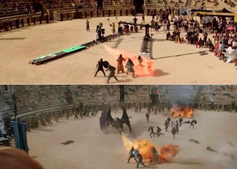 La magia de Chromakey: 15 nuevas tomas de Game of Thrones antes y después de aplicar efectos especiales