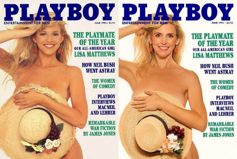 La moda tentación nunca se desvanece: Chicas calientes vuelve a crear el icónico poses de las estrellas de Playboy