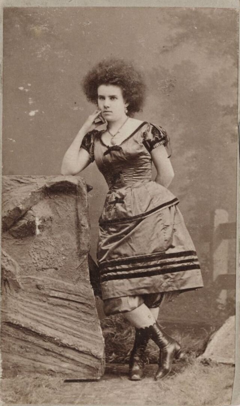 La más hermosa del mundo de las mujeres, falso Circasianos, que se realiza en los circos del siglo 19