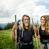 La pareja lleva 12 años viviendo un estilo de vida nómada.