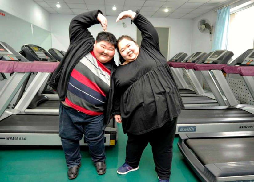 La pareja más gorda de China quiere perder peso para tener un bebé