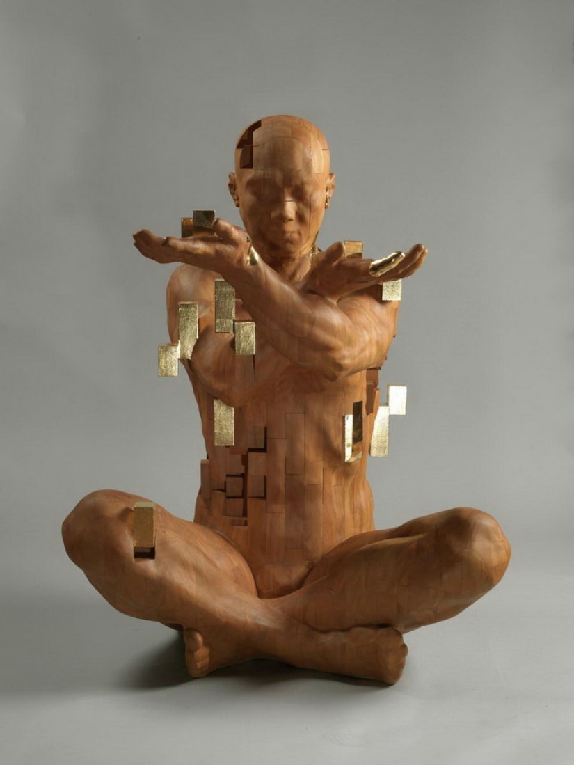 La simbiosis de lo analógico y lo digital en las esculturas del hiperrealista Su Tung Han