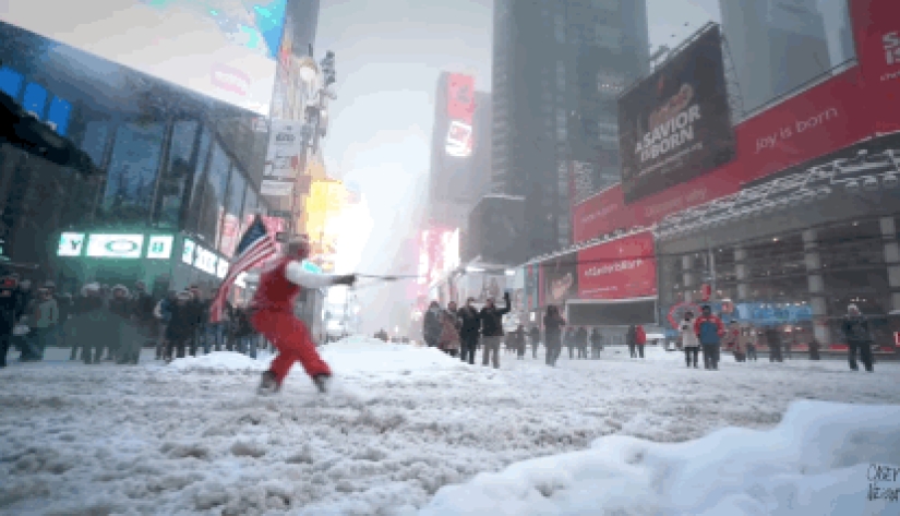 La tormenta de nieve "Jonas" cubrió América