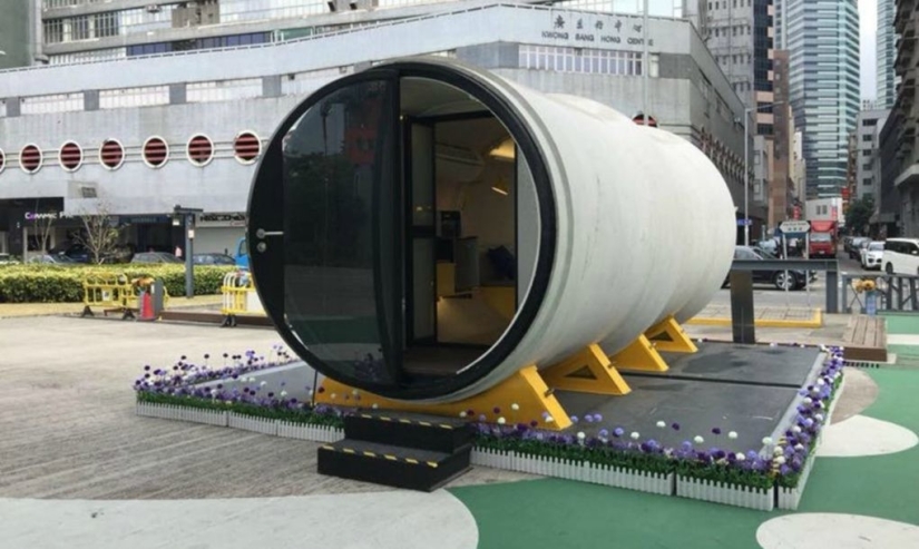 La vida en una tubería de hormigón: en Hong Kong, se propuso construir viviendas en tuberías de agua