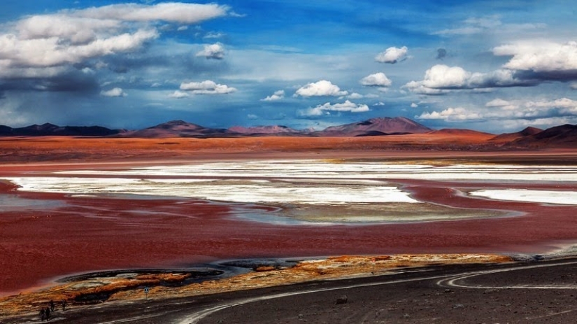 Laguna Sangrienta en Bolivia
