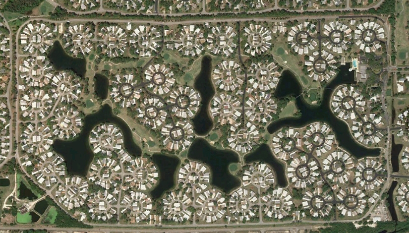 Landscapes created by human hands
