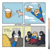 Las estrellas del mundo del espectáculo ruso en las imágenes de superhéroes y otros cómics divertidos del artista de Chelyabinsk