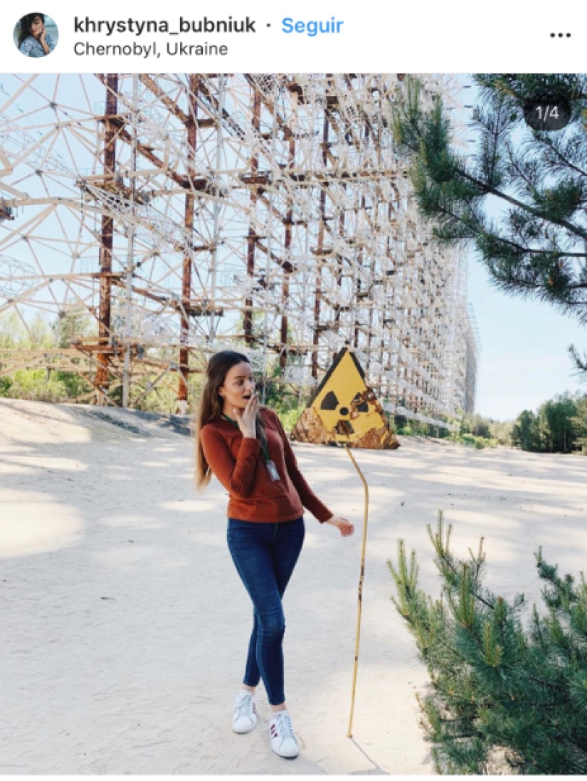Las modelos de Instagram toman fotos sinceras en la zona de Chernobyl y muchas están indignadas por esto