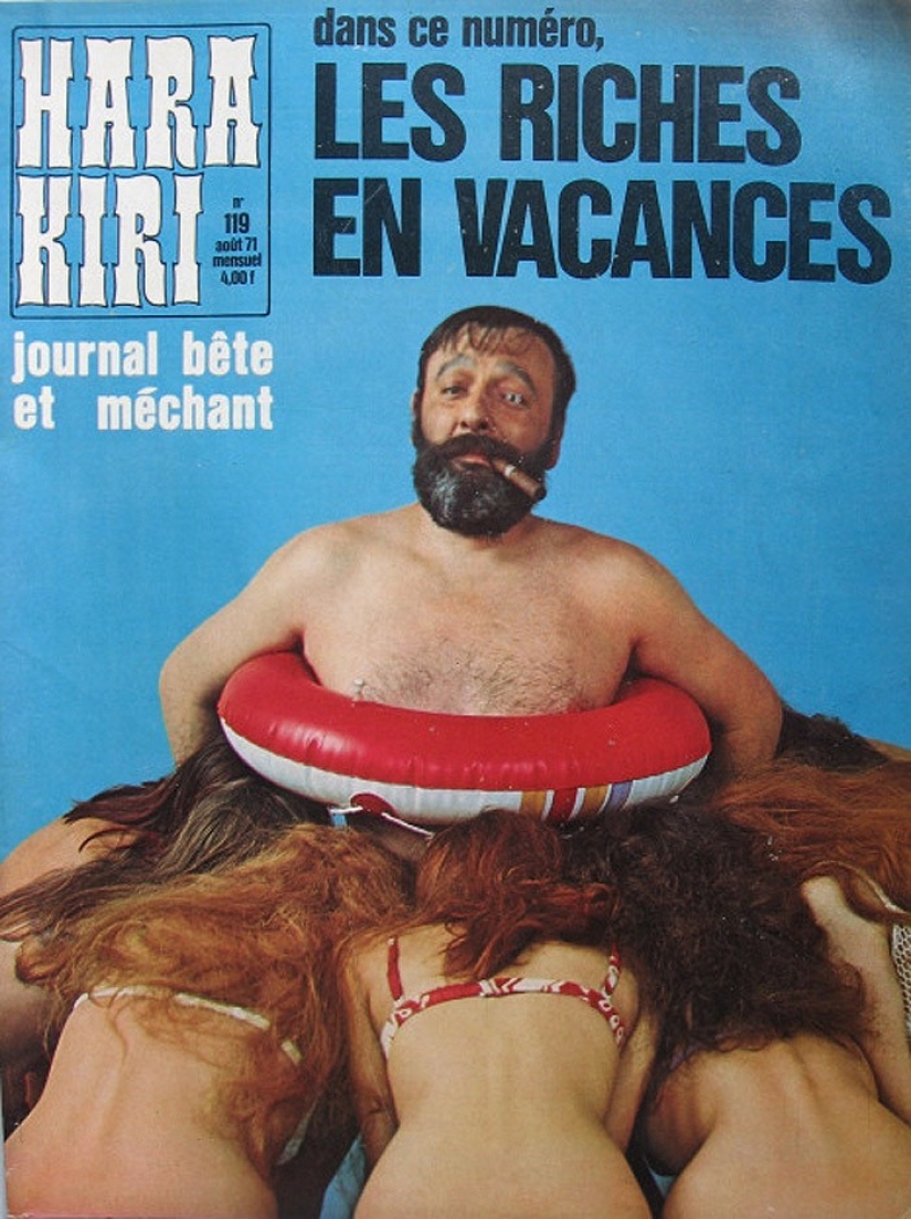 Las portadas de la revista francesa más gamberra del siglo pasado
