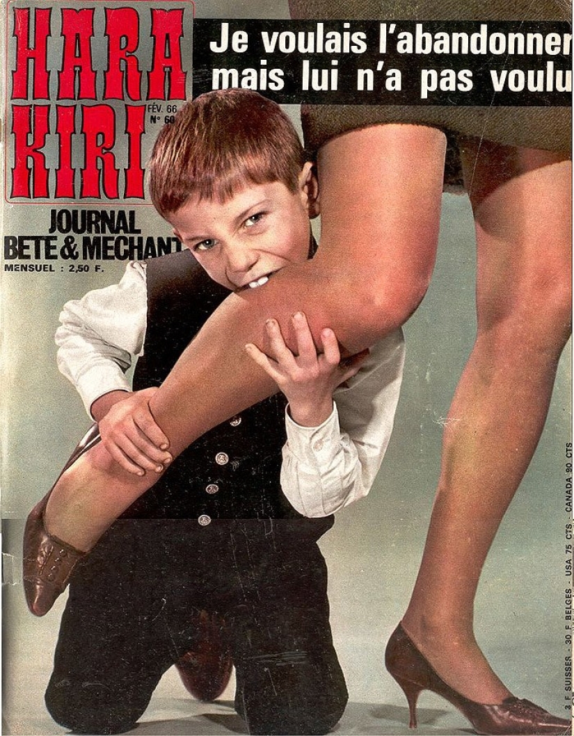 Las portadas de la revista francesa más gamberra del siglo pasado