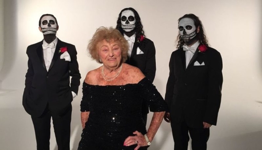 "Laugh at death": 96-year-old metalhead gives heat