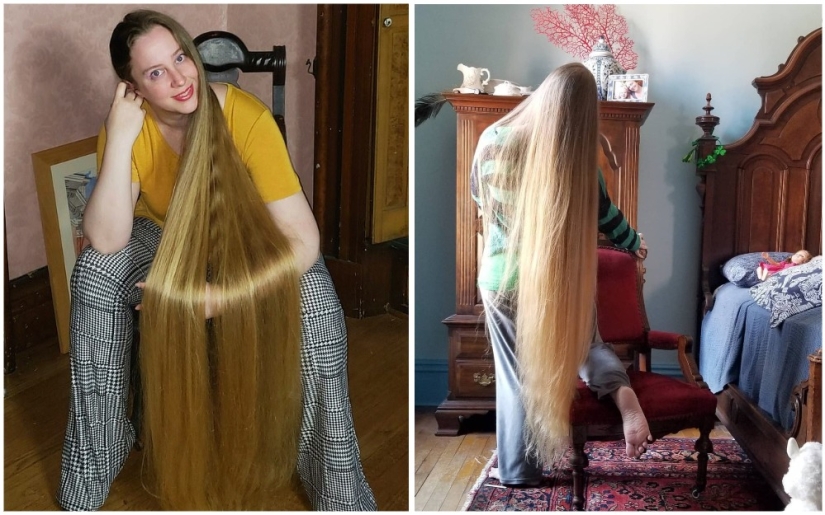Length matters: fetishists offer an American woman money to show them her hair