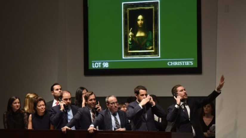 Leonardo da Vinci's painting sold for a record 450 million dollars