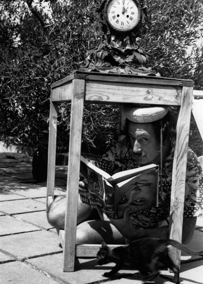 Locura doméstica: en su propia villa, Salvador Dalí no era tímido con nadie