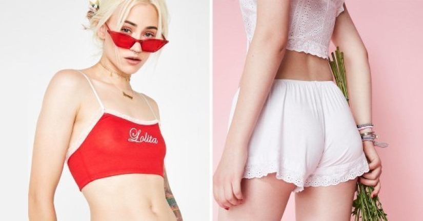 Lolita-style underwear criticized for pedophilia propaganda