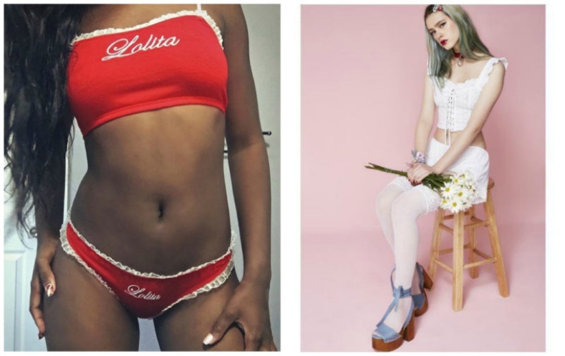 Lolita-style underwear criticized for pedophilia propaganda