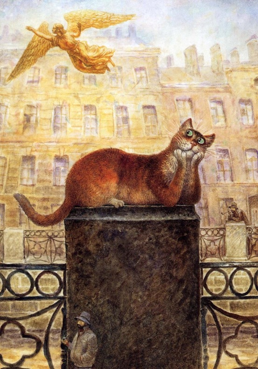 Los 8 gatos más divertidos del arte ruso contemporáneo