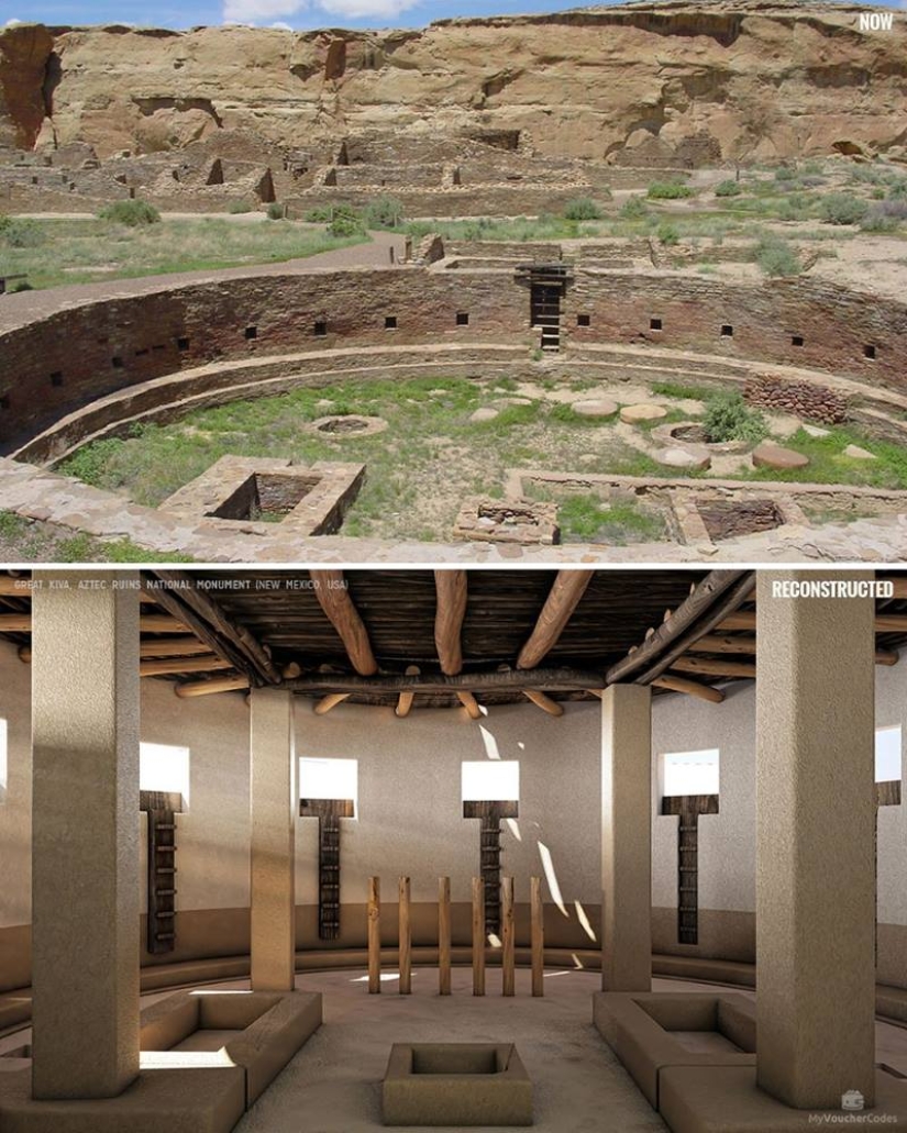 Los artistas han recreado el esplendor prístino de 7 famosas ruinas históricas