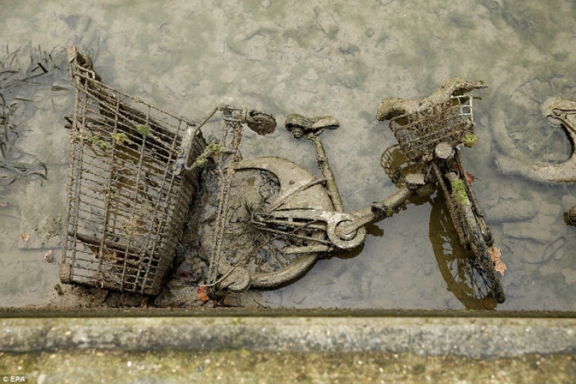 Los franceses drenaron uno de los canales parisinos y encontraron tesoros enteros en el fondo