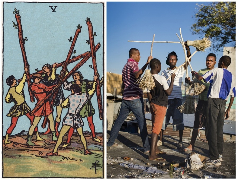 Los habitantes de Haití han dado vida a las misteriosas cartas del Tarot