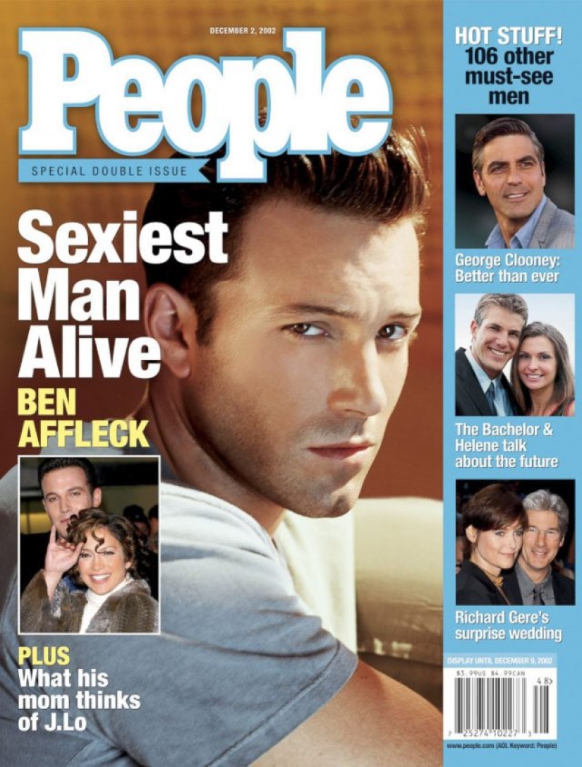 Los hombres más sexys según la revista People de 1990 a 2017