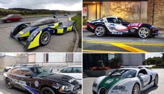 Los mejores coches de policía del mundo.