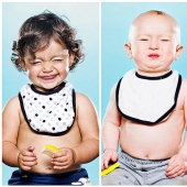 Los niños y el limón-la primera reunión en un divertido proyecto fotográfico