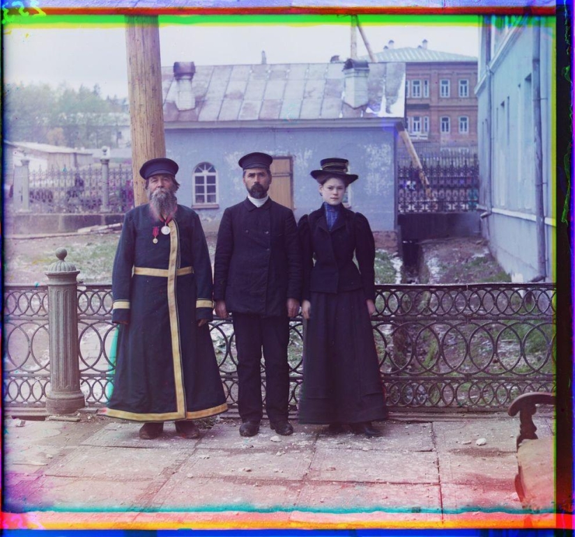 Los primeros retratos en color de los residentes rusos