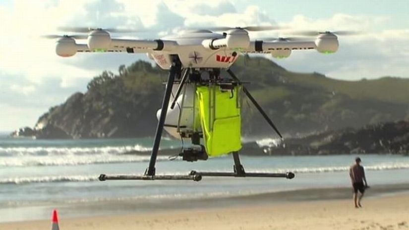 Los rescatistas de Malibu ya no están en el negocio: en Australia, un dron salvó a personas que se ahogaban por primera vez