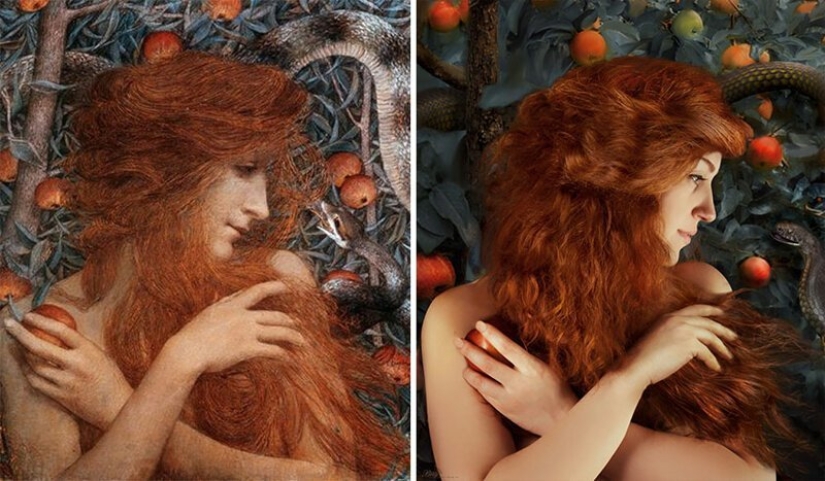 Los usuarios de VKontakte han recreado pinturas de la época clásica