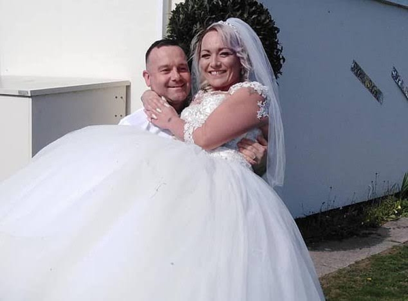 Love as the best diet: a British woman lost 63 kg before the wedding