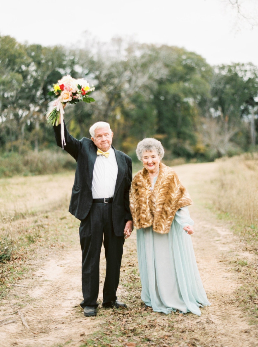 Love does not rust: a photo shoot of lovers who have been married for 63 years