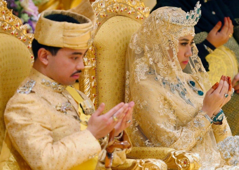 Lujosa boda del futuro sultán de Brunei