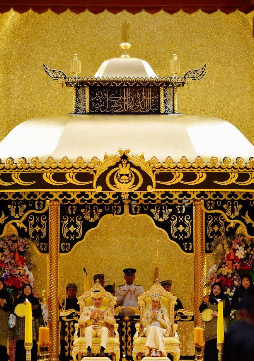 Lujosa boda del futuro sultán de Brunei