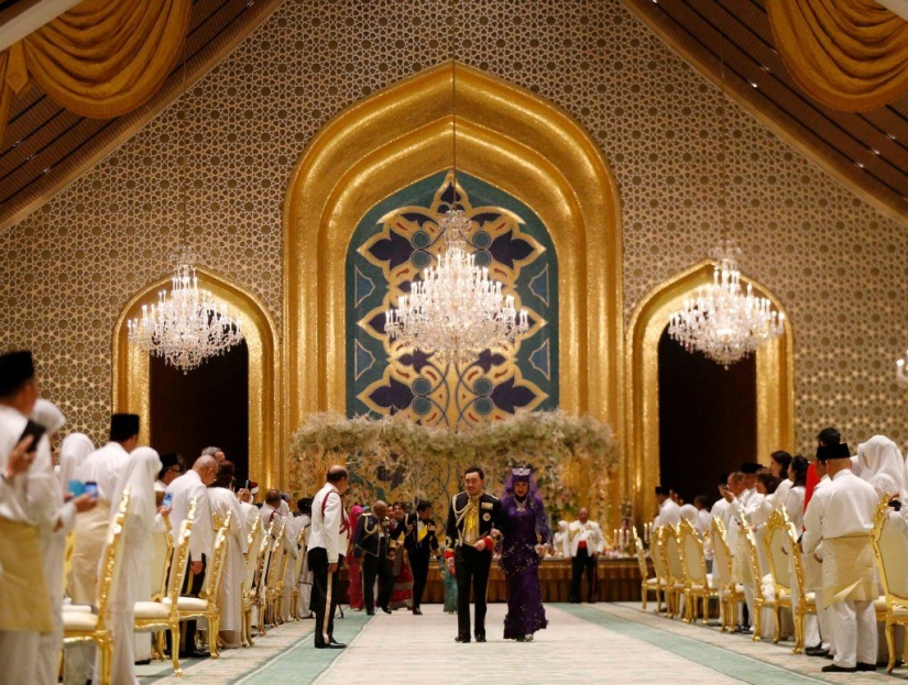 Luxurious wedding of the future Sultan of Brunei