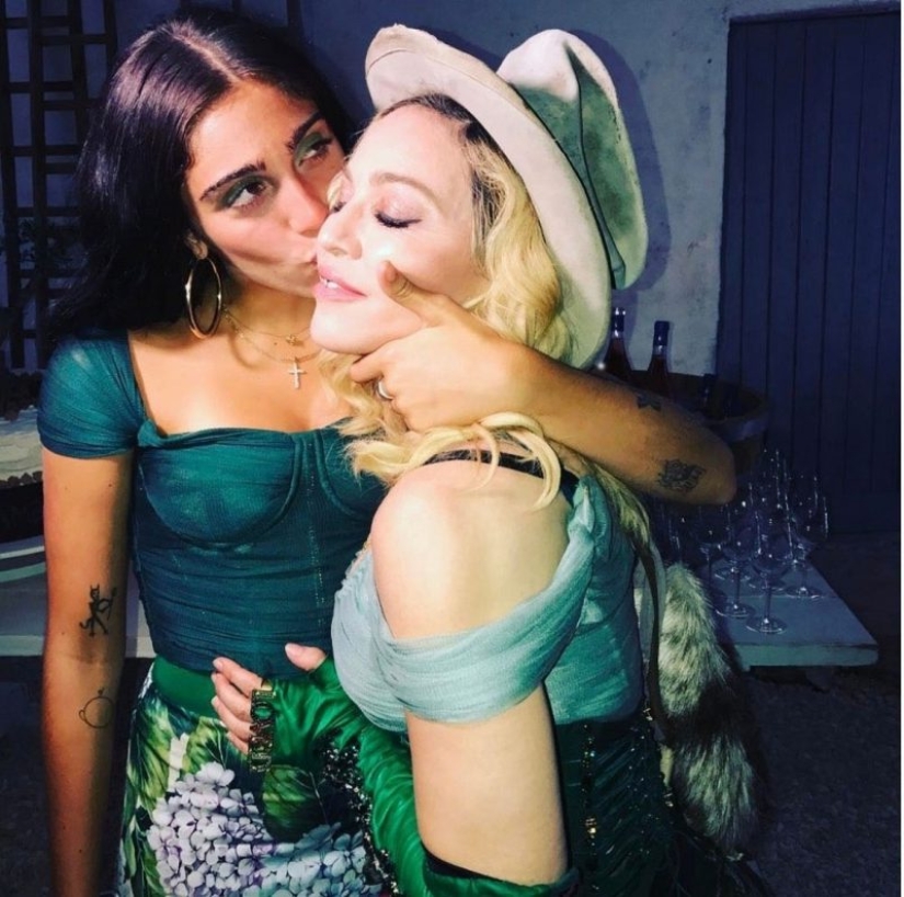 Madonna's 23-year-old daughter took part in an orgy for the sake of art