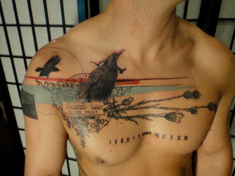 Masterpiece tattoos from a French tattoo artist