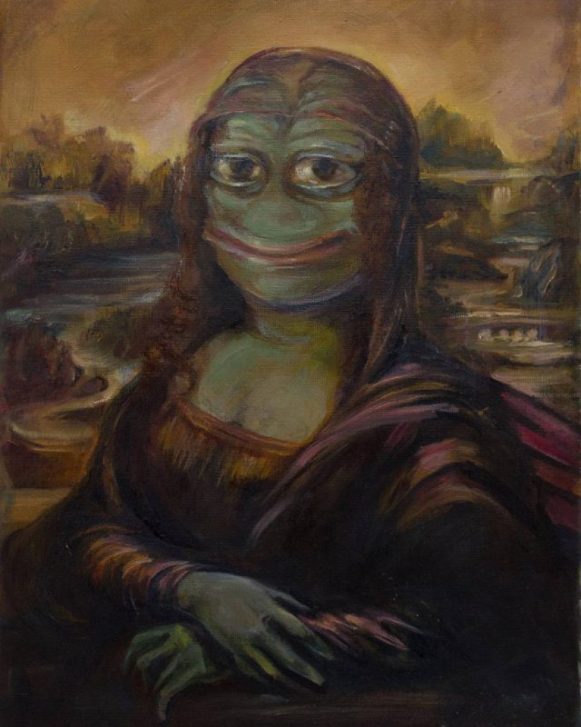 Michelangelo: an artist from St. Petersburg creates copies of world masterpieces with an Internet meme