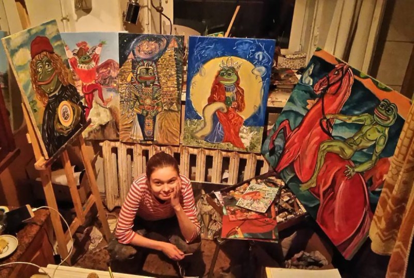 Miguel Ángel: un artista de San Petersburgo crea copias de obras maestras mundiales con un meme de Internet