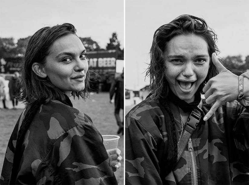 Miracle of a kiss: Photographer takes portraits before and after kissing strangers