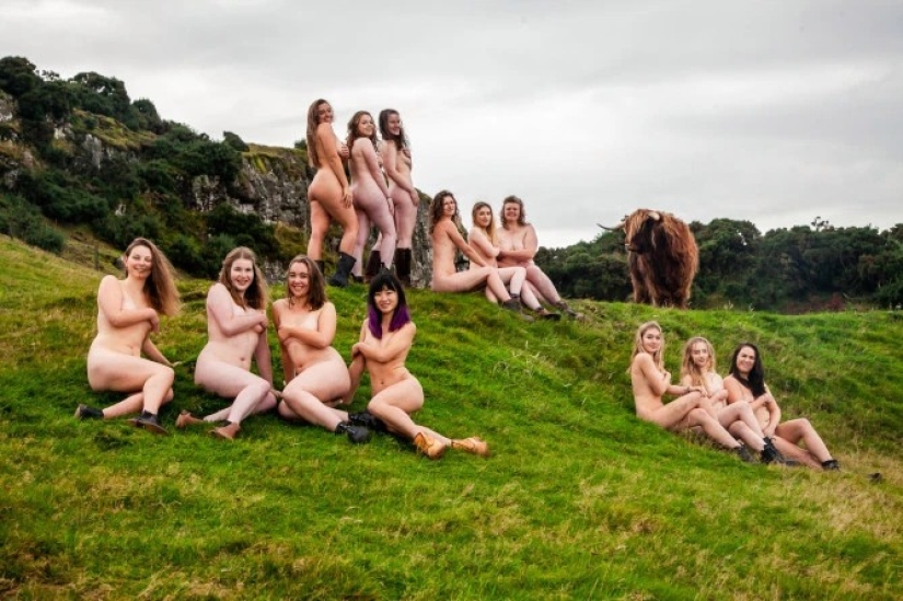 Misericordia desnuda: estudiantes de veterinaria escoceses se desnudaron en nombre de la caridad