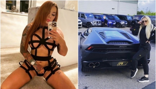 Modelo glamorosa se ganó un Lamborghini de lujo vendiendo sus fotos desnudas