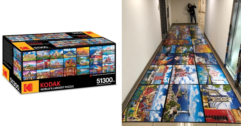 More than 50 thousand pieces: Kodak has released the world's largest puzzle