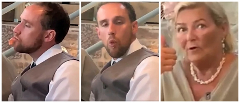 Mother-in-law of the year: caring Scottish woman fed drunk son-in-law at the wedding