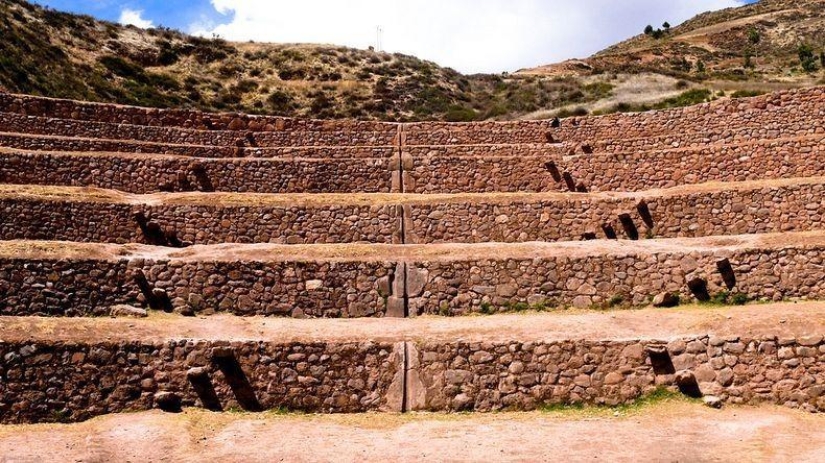 Mystical agricultural terraces of the Inca Moray