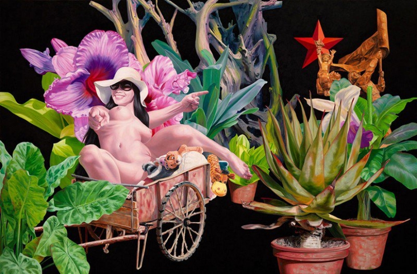 Naked and absurd: illustrations by Vietnamese artist Nguyen Xuanhui