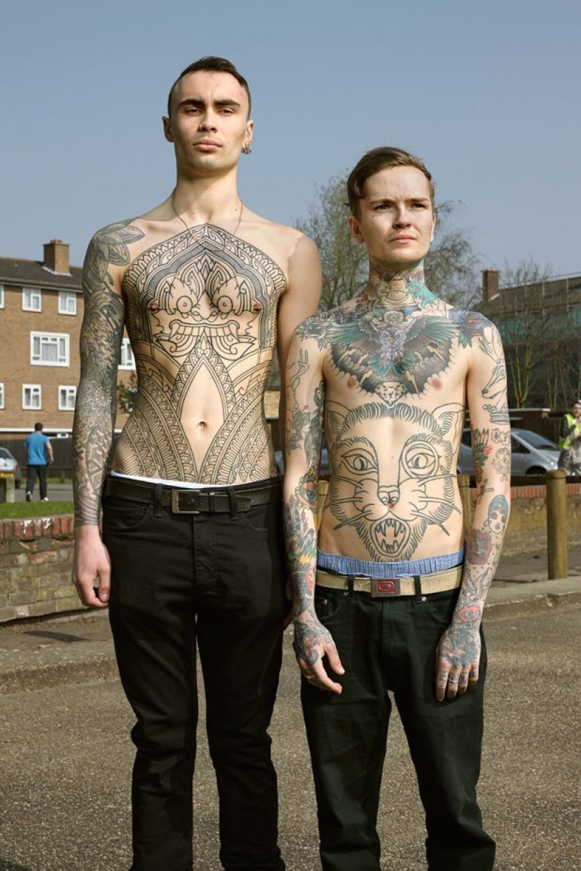 Naked kings of tattoos