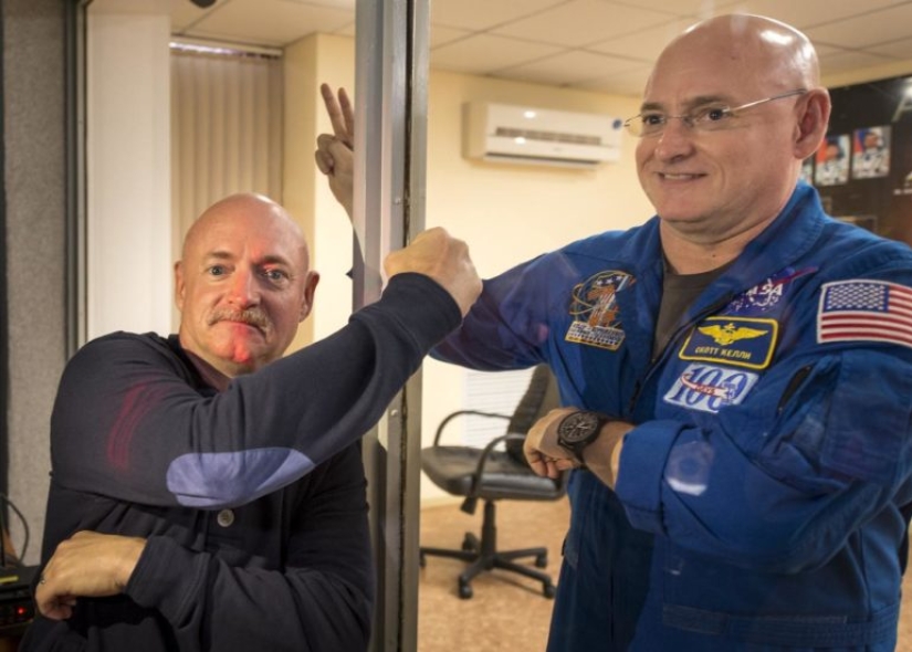 NASA sent one of the twin brothers into space, and he returned an alien