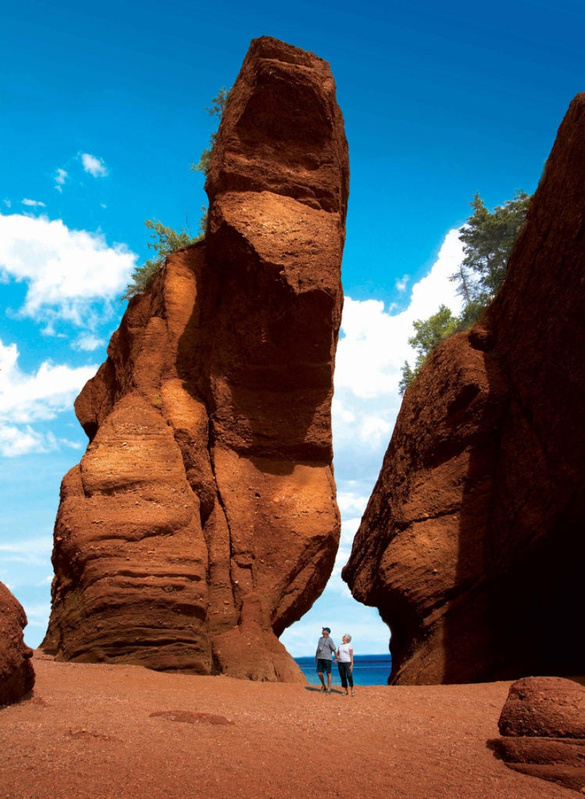 Natural wonder — Hopewell Rocks in the Bay of Fundy